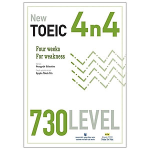 Sách New TOEIC 4n4 - 730 Level (Kèm CD)