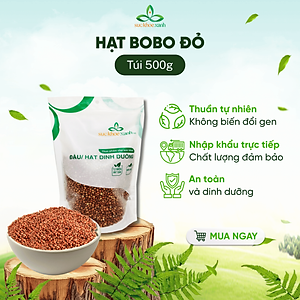 Hạt Bobo (Cao lương) đỏ Sức Khỏe Xanh, Túi 500g nhập khẩu từ Ấn Độ