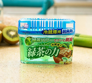 Sáp khử mùi tủ lạnh 150g, khử mùi mạnh mẽ các mùi khó chịu đáng lo ngại với sức mạnh của trà xanh - nội địa Nhật Bản