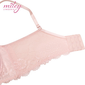 Áo Ngực Nâng Ngực Ren Nữ Mút Dày 4cm Active Miley Lingerie - Hồng BRL14001