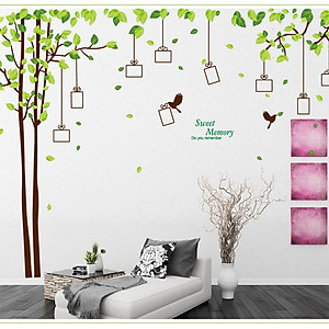 Decal dán tường Cây treo ảnh 7 AmyShop DCX014 (210 x 275 cm)