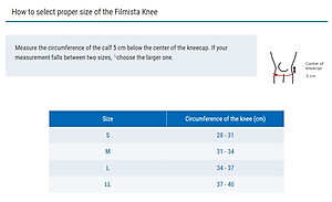 Đai hỗ trợ/ bảo vệ đầu gối ZAMST FILMISTA KNEE ( Knee Support) mỏng nhẹ, hỗ trợ nhẹ nhàng