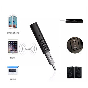 Bộ Chuyển Đổi Không Dây Bluetooth VSP-B09 Thiết Bị Chuyển Đổi Âm Thanh Có Dây Thành Không Dây Bluetooth Music V4.1 (Đen) - KHÔNG BAO GỒM TAI NGHE - Hàng Nhập Khẩu