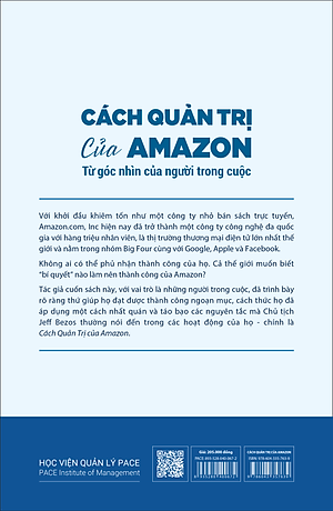 Cách Quản Trị Của Amazon (Working Backwards) - Colin Bryar, Bill Carr - PACE Books