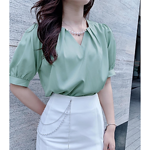 Áo kiểu nữ kết cườm sang trọng - thích hợp mặc đi làm, đi tiệc