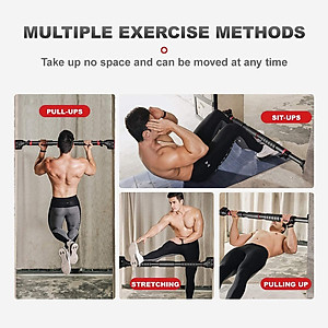 Xà Đơn Treo Tường Gắn Cửa Đa Năng Độ Dài Tùy Chỉnh Giúp Bạn Tập Gym, Tập Cơ Bụng, Cơ Vai, Cơ Xô 60-120Cm - Chính Hãng dododios (Màu Ngẫu Nhiên)