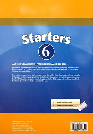 Sách Cambridge Young Learner English Test Starters 6: Student Book