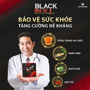 Viên Uống Tăng Lực Blackbull Tăng Cường Sức Khỏe Giảm Stress Mệt Mõi (Hộp 60 Viên)