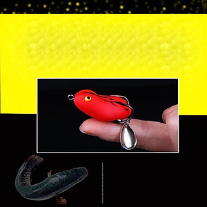 Siêu nhậy - Mồi câu lure nhái hơi có thìa super frog - M01