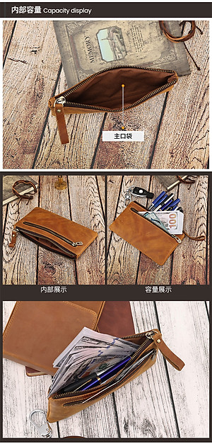 Ví nữ DA BÒ THẬT phong cách mới  - BEE GEE VNU1026