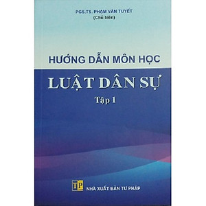 Sách hướng dẫn môn học luật dân sự tập 1