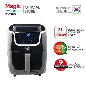 Nồi chiên không dầu kết hợp hấp Magic Korea A700 7L - Hàng chính hãng