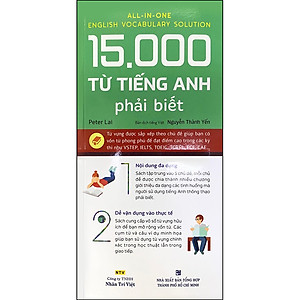 15.000 từ tiếng Anh phải biết (Quét mã QR và đăng ký để nghe file MP3)