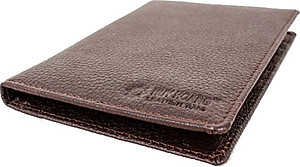 Ví đựng passport da bò Huy Hoàng màu nâu HT9106