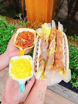 Combo Bánh Tráng Phơi Sương, Bơ, Muối Tép Hành Phi Viettin Mart 400g/850g