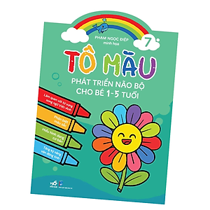 Sách Tô Màu Phát Triển Não Bộ Cho Bé 1-5 Tuổi Tập 7