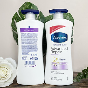 Sữa Dưỡng Thể Vaseline Intensive Care Advanced Repair 725ml Mẫu Mới
