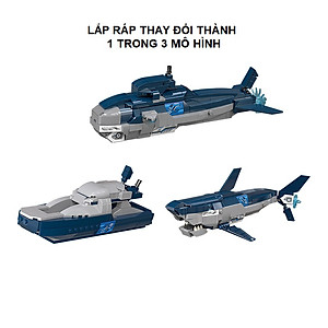 Đồ chơi lắp ráp xếp hình: Bảo vệ biển sâu - Qman 42113 (237 Chi tiết)