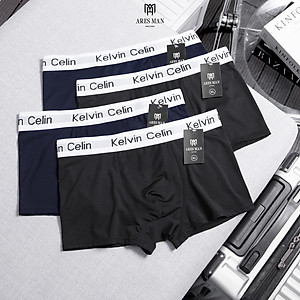 Quần boxer nam, quần lót nam thun lanh KELVIN 2.0 kháng khuẩn co giãn 4 chiều thấm hút mồ hôi phong cách nam tính -