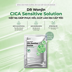 Combo 10 Mặt Nạ Phục Hồi Cấp Tốc DR WonJin Instant Cica Sensitive Solution Mask 30ml x10