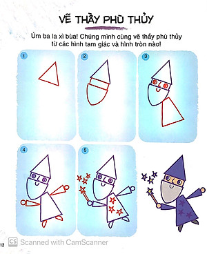 Sách Tập Vẽ Cùng Các Hình Khối Đơn Giản