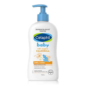 Cetaphil tắm gội hữu cơ Organic - Cetaphil Baby Wash & Shampoo with Organic Calendula 