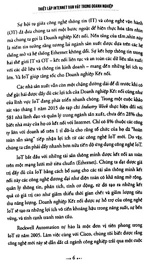 Sách Thiết Lập Internet Vạn Vật Trong Doanh Nghiệp