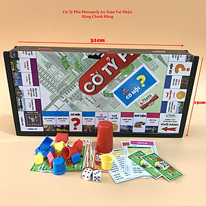Cờ Tỉ Phú Monopoly Vui Nhộn Cao Cấp, An Toàn – Hàng Chính Hãng
