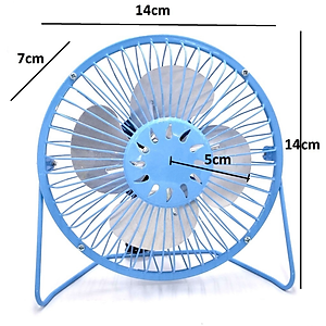 Quạt Để Bàn Mini 4 Cánh - Dùng Để Quạt Hoặc Làm Mát Cho Laptop - Hàng chính hãng