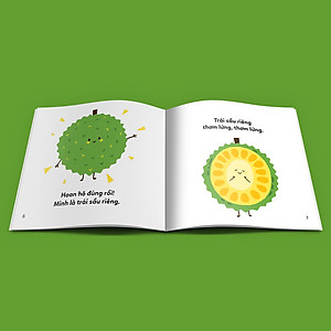 Combo 3 cuốn truyện tranh Ehon Nhật Bản - Vương quốc trái cây (Trái nào cũng đẹp, Trái gì đây, Trái cây muôn màu) - Dành cho trẻ 0-3 tuổi