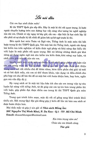 Những Bài Luận Tiếng Anh Dành Cho Học Sinh Lớp 10, 11, 12 - HA