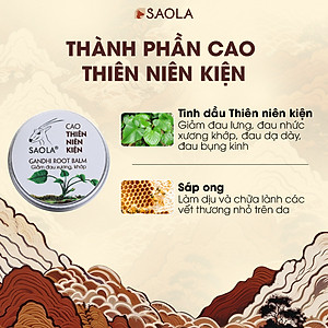 Cao Thiên niên kiện Sao la - Giúp giảm đau vai gáy, cơ xương khớp - Hàng chính hãng