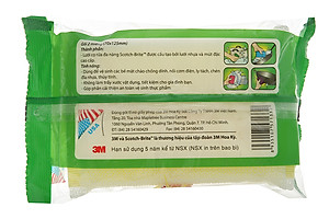 Gói 2 miếng cước lưới cọ rửa đa năng siêu bền không làm trầy xước Scotch-Brite 3M CR-LU