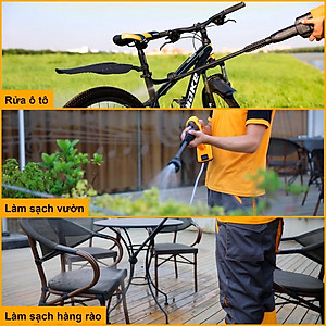 Máy rửa xe ô tô, xe máy dùng pin INGCO CPWLI2008 (Chưa bao gồm pin và sạc đi kèm)