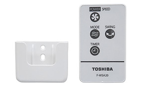 Quạt treo tường Toshiba F-WSA20(H)VN - 3 cánh, động cơ bạc thau - 3 mức gió - Điều khiển từ xa - Hẹn giờ tắt - Hàng chính hãng, bảo hành 12 tháng