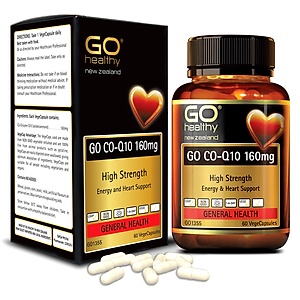 GO Co Q10 160MG 60 VIÊN- Viên uống bổ tim nhập khẩu chính hãng GO Healthy New Zealand