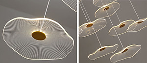 Đèn thả thông tầng ZESIE kiểu dáng độc đáo trang trí nội thất hiện đại [ẢNH VIDEO THẬT 100%]