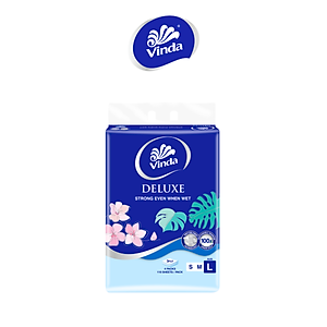 Khăn Giấy Rút Cao Cấp Vinda Deluxe 3 Lớp - L - 110 tờ (4 Gói)