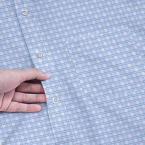 Áo Sơ Mi Nam Trung Niên Công Sở Anton Somianton Dài Tay Vải Sợi Tre Kẻ Caro - AC27