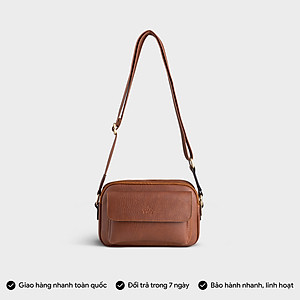 Túi Lata ( Thời trang nam dáng ngang - Túi đeo chéo da TN26 )