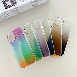 Ốp lưng chống sốc cho iPhone 14 Pro / 14 Pro Max / 12 Pro Max hiệu Likgus Luxury Gradient trang bị viền Camera ánh kim sang trọng , chống sốc chống va đập - Hàng nhập khẩu