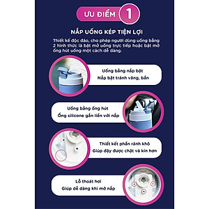 Ly Thủy Tinh Có Nắp Coffee Cup Luminarc Blue 500ML - V2209