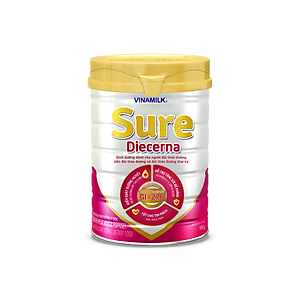 Sữa bột Dành Cho Người Tiểu Đường Vinamilk Sure Diacerna - 900g