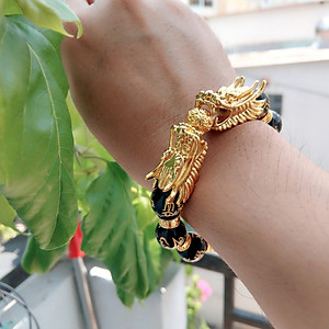 Vòng tay Nam đầu Rồng phong thủy - VT060
