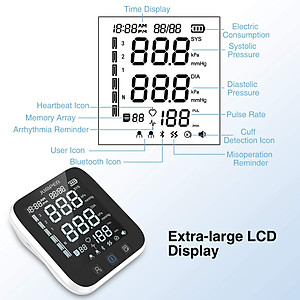 Máy đo huyết áp bắp tay Jumper HA-121 chứng nhận FDA Hoa Kỳ ( Bluetooth+ APP điện thoại)