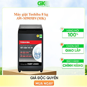 Máy giặt Toshiba 8 kg AW-M905BV(MK) - Hàng chính hãng (Chỉ giao HCM) 