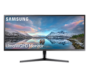 Màn hình Samsung LS34J550WQEXXV 34 inch/ 2K/ VA/ 75Hz/ 4ms/ 300 nits/ HDMI+DP/ FreeSync - Hàng Chính Hãng