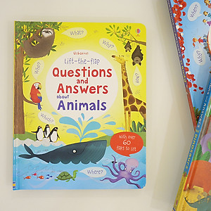 Sách tương tác tiếng Anh - Usborne Lift-the-flap Questions and Answers about Animals