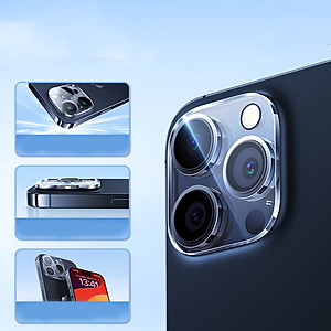 Miếng dán kính cường lực Leeu Design cho Camera iPhone 15 / 15 Plus / 15 Pro / 15 Pro Max - Hàng Chính Hãng