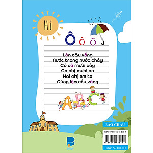  Bước đầu Bé Tập viết - Hành trang giúp bé tự tin vào lớp 1 (  theo chương trình mới )